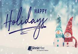 Happy Holidays from Ginnie Mae